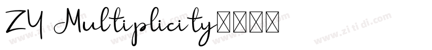 ZY Multiplicity字体转换